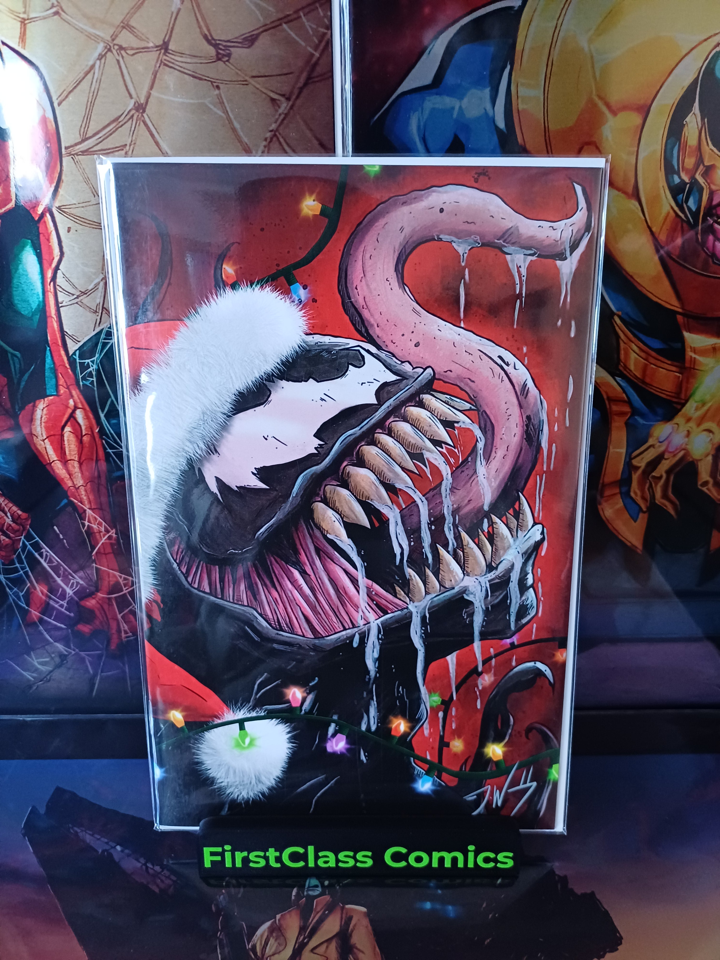 WE ARE SANTA (VENOM) Exclusive Holiday Artbook by Jordan Wadley