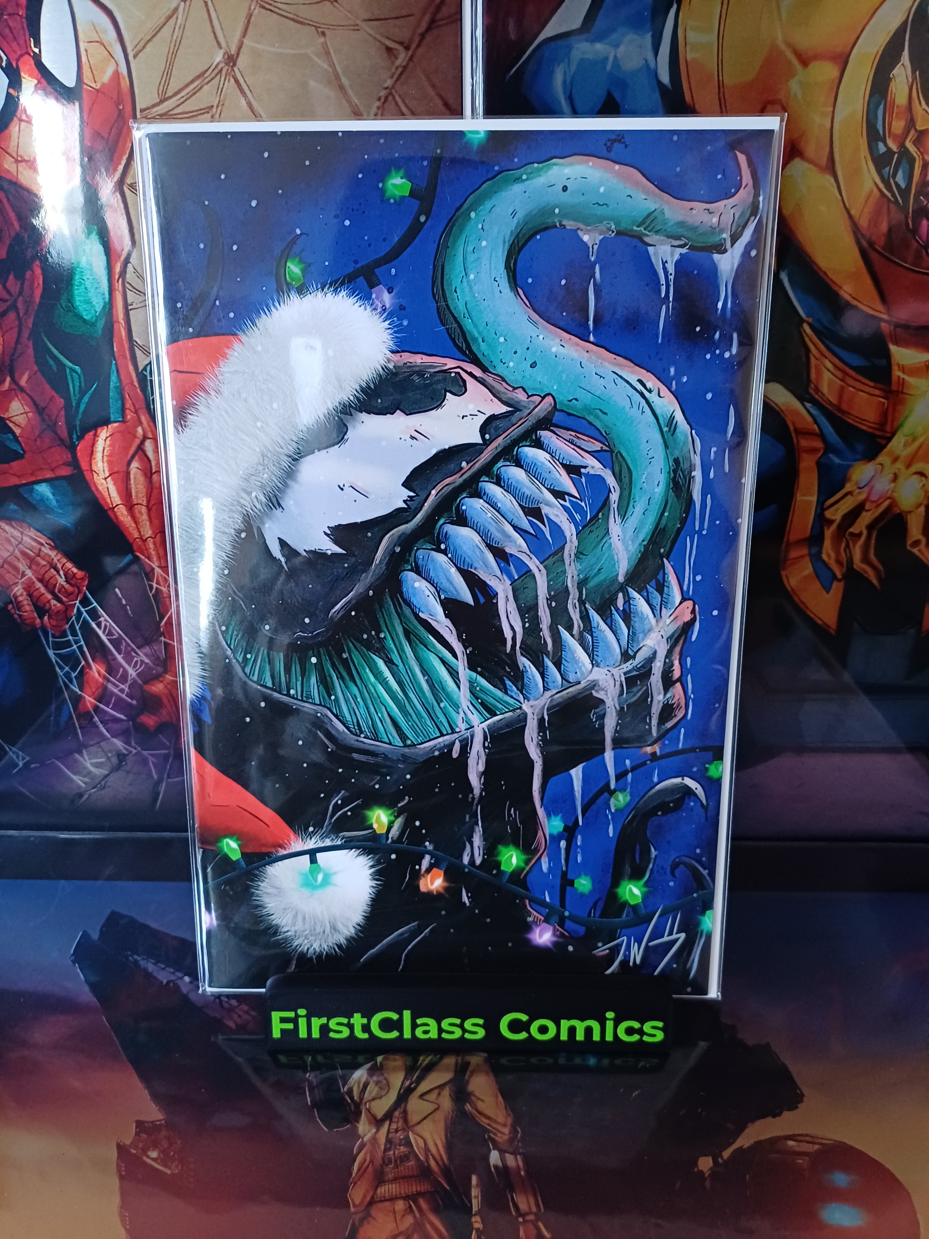 WE ARE SANTA (VENOM) Exclusive Holiday Artbook by Jordan Wadley 3/30