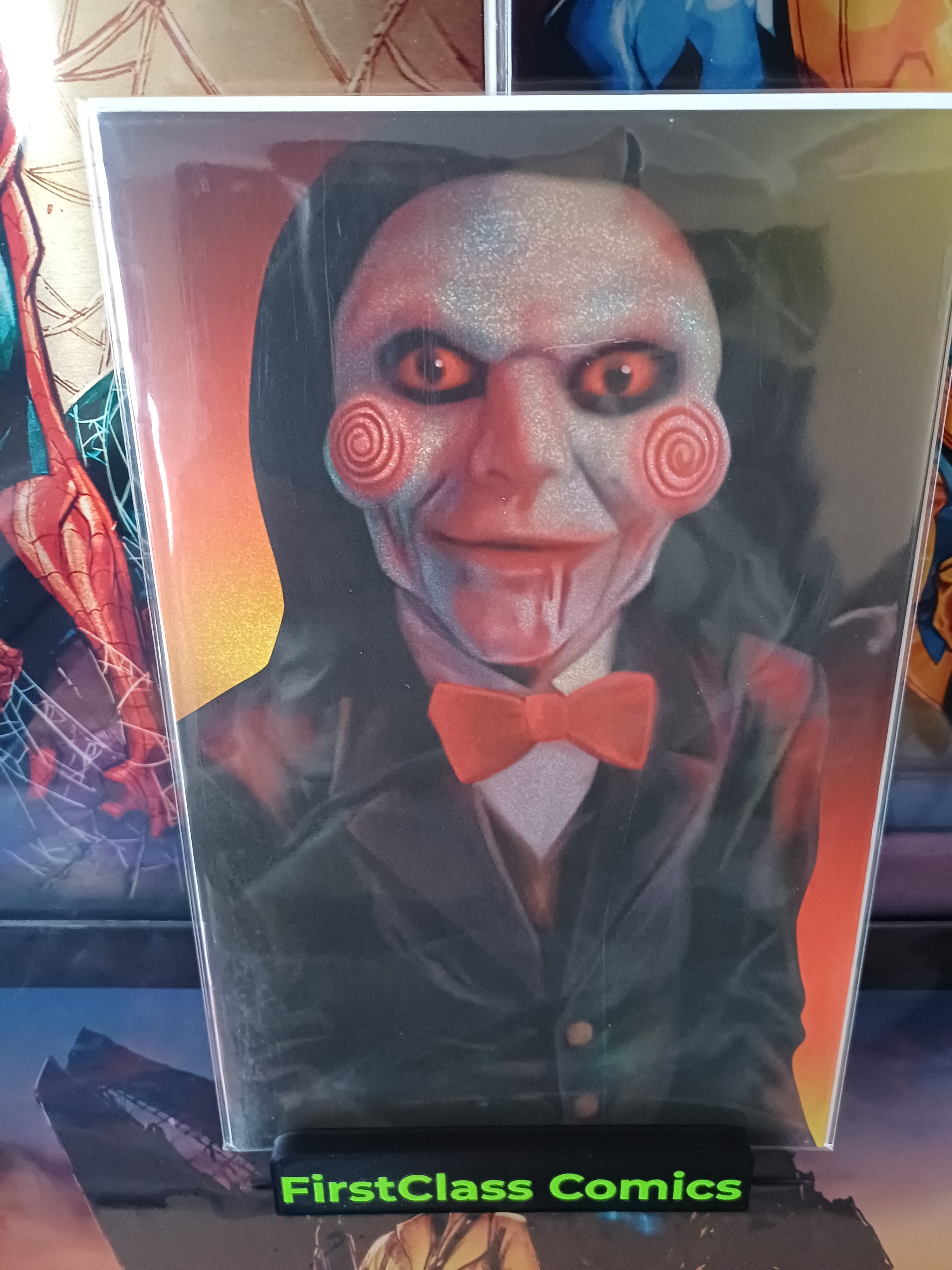 SLASH POINT ORIGINS OF EVIL EMBOSSED FOIL 4/6 JIGSAW NYCC EXCLUSIVE