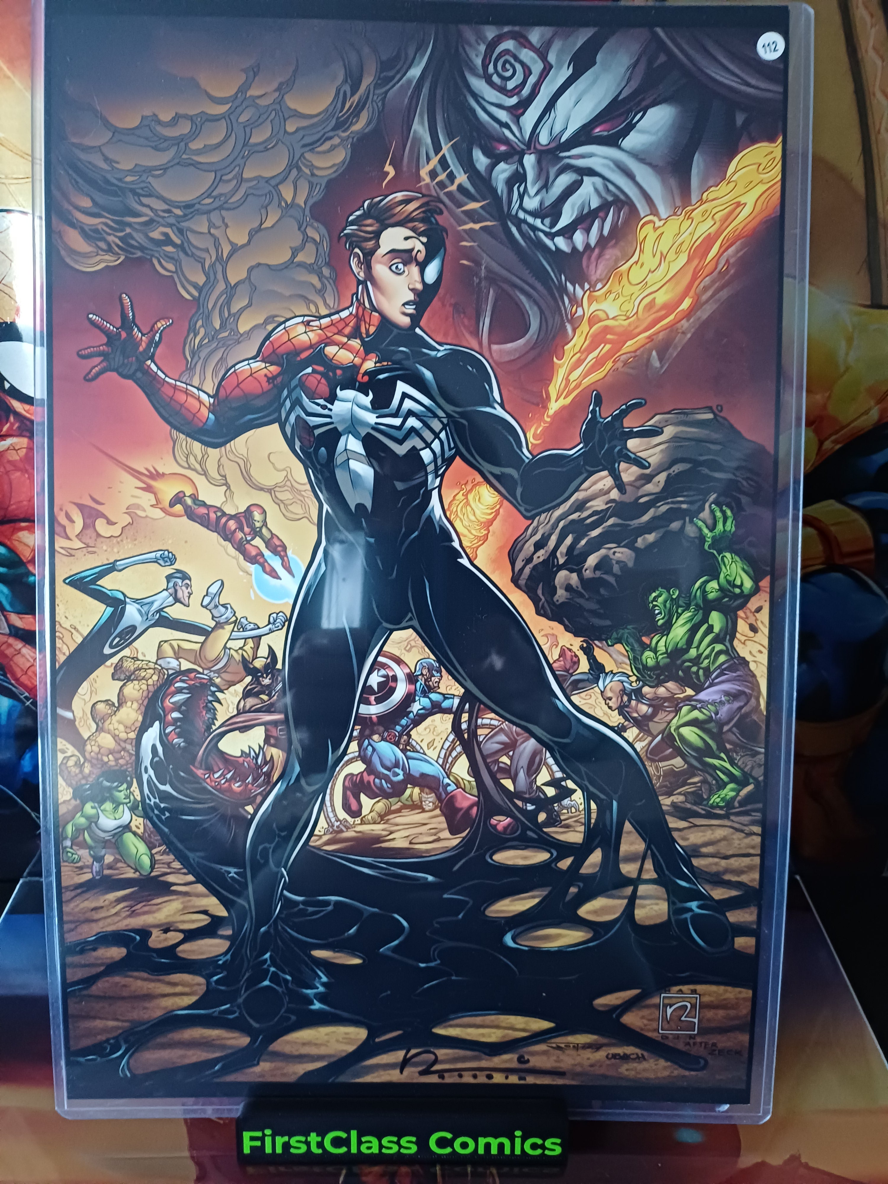 Secret Wars #8 Homage 11x17 Art Print Signed Chad Hardin With COA