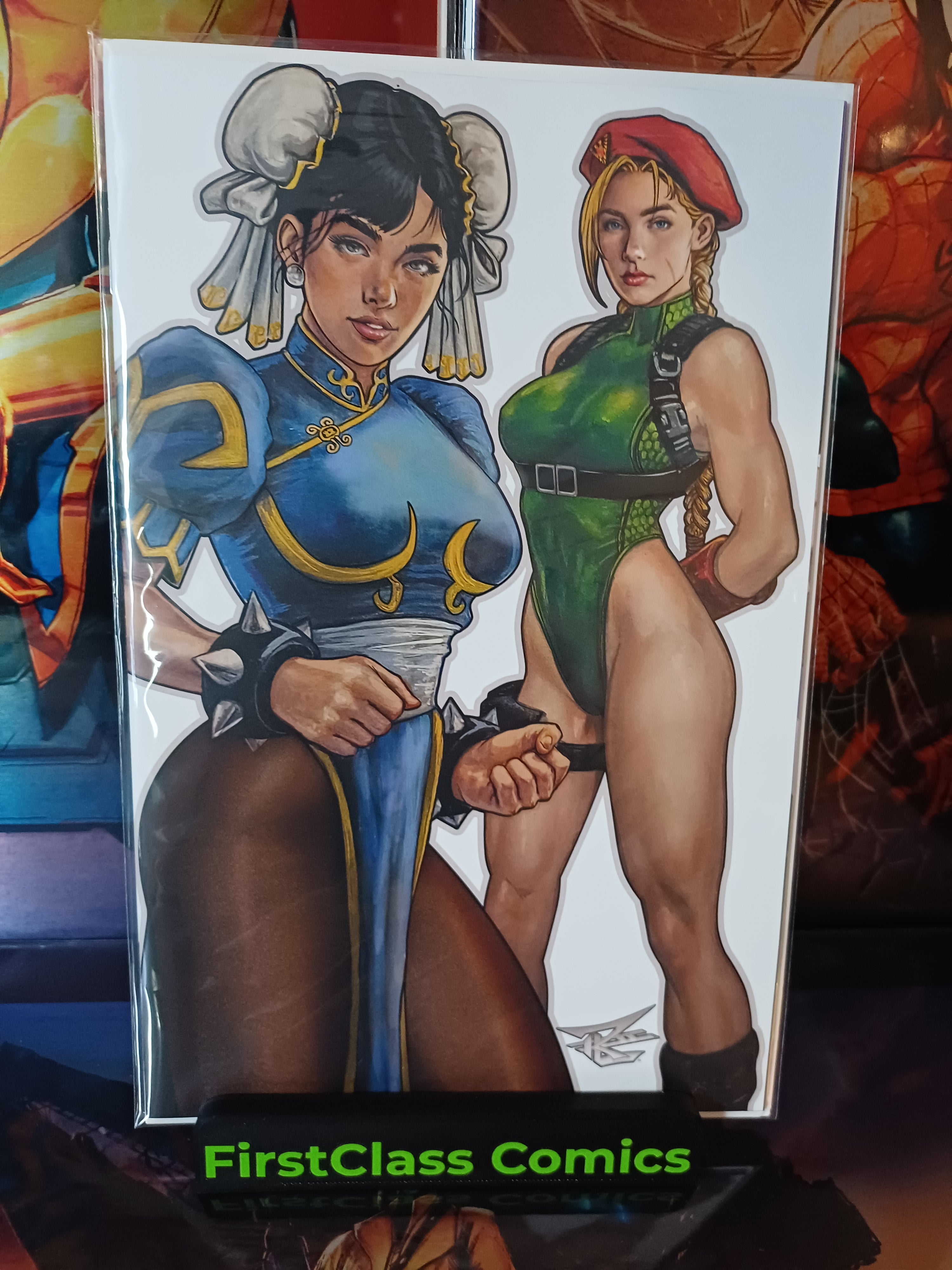 Street Fighter #1 Ron Leary Virgin Exclusive Chun-Li Cammy