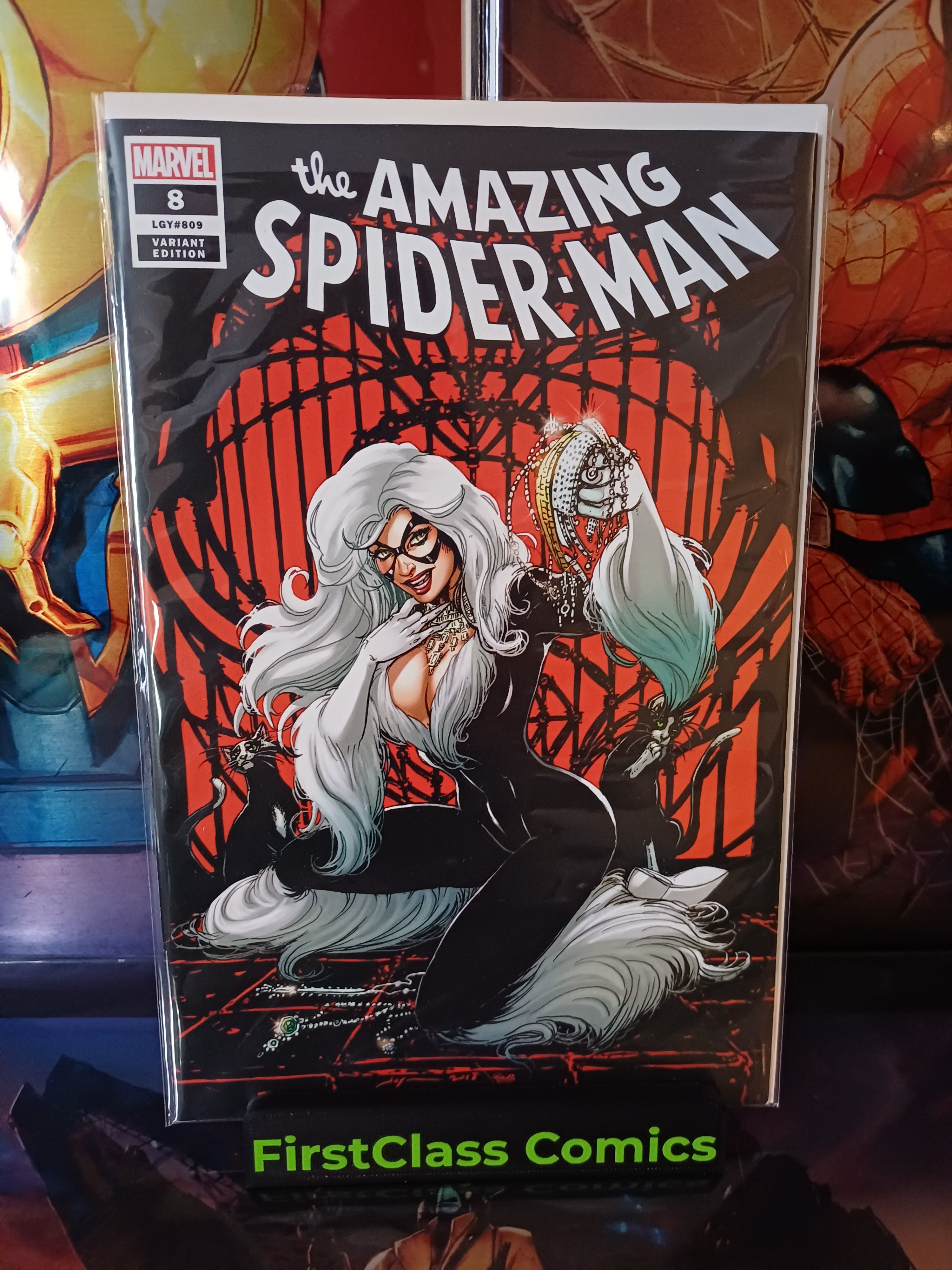 Amazing Spider-Man #8 Joyce Chin Exclusive Black Cat Variant