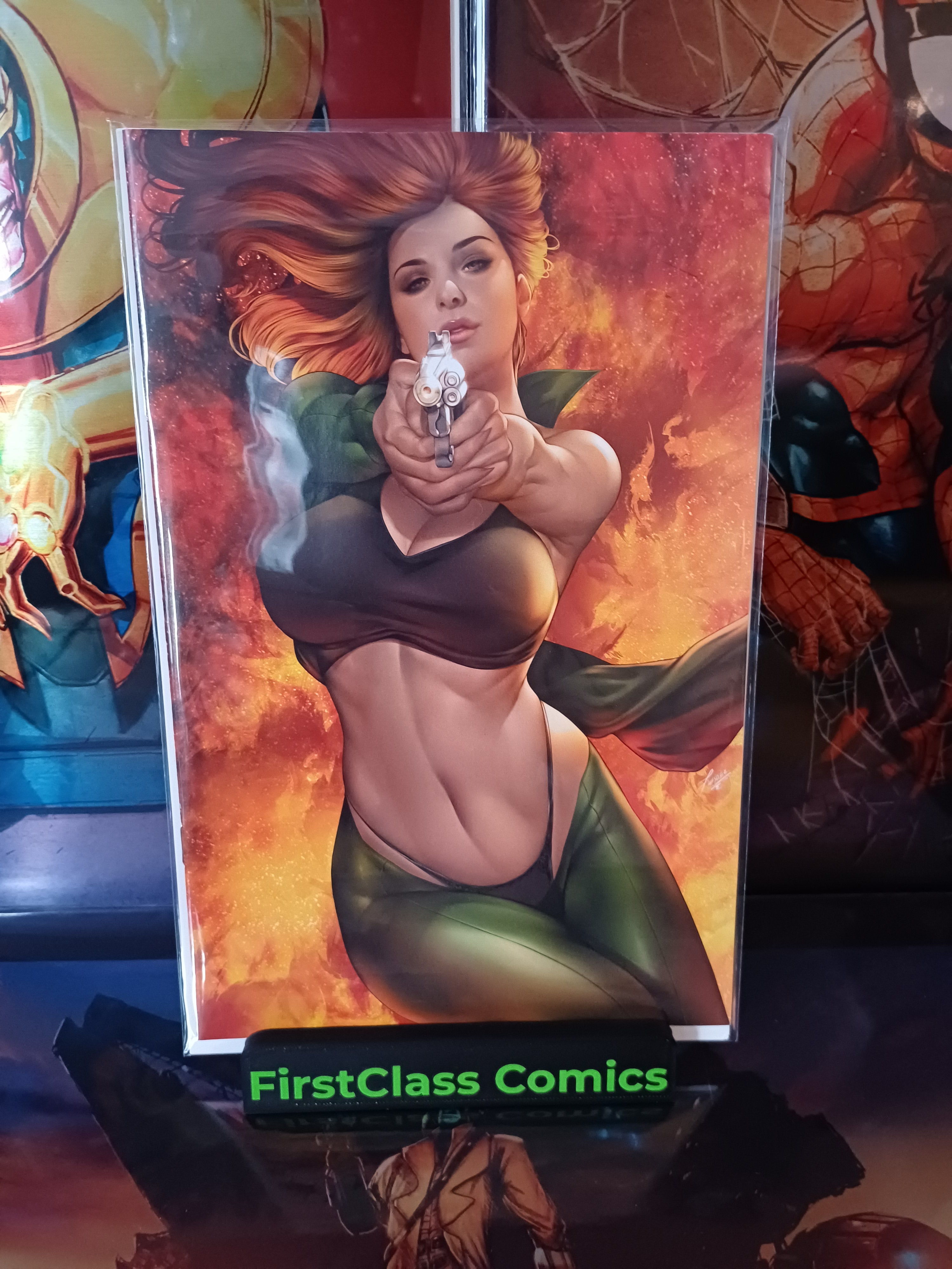 HEAT SEEKER EXPOSED #1 JUAN ROMERO VIRGIN VARIANT EXCLUSIVE