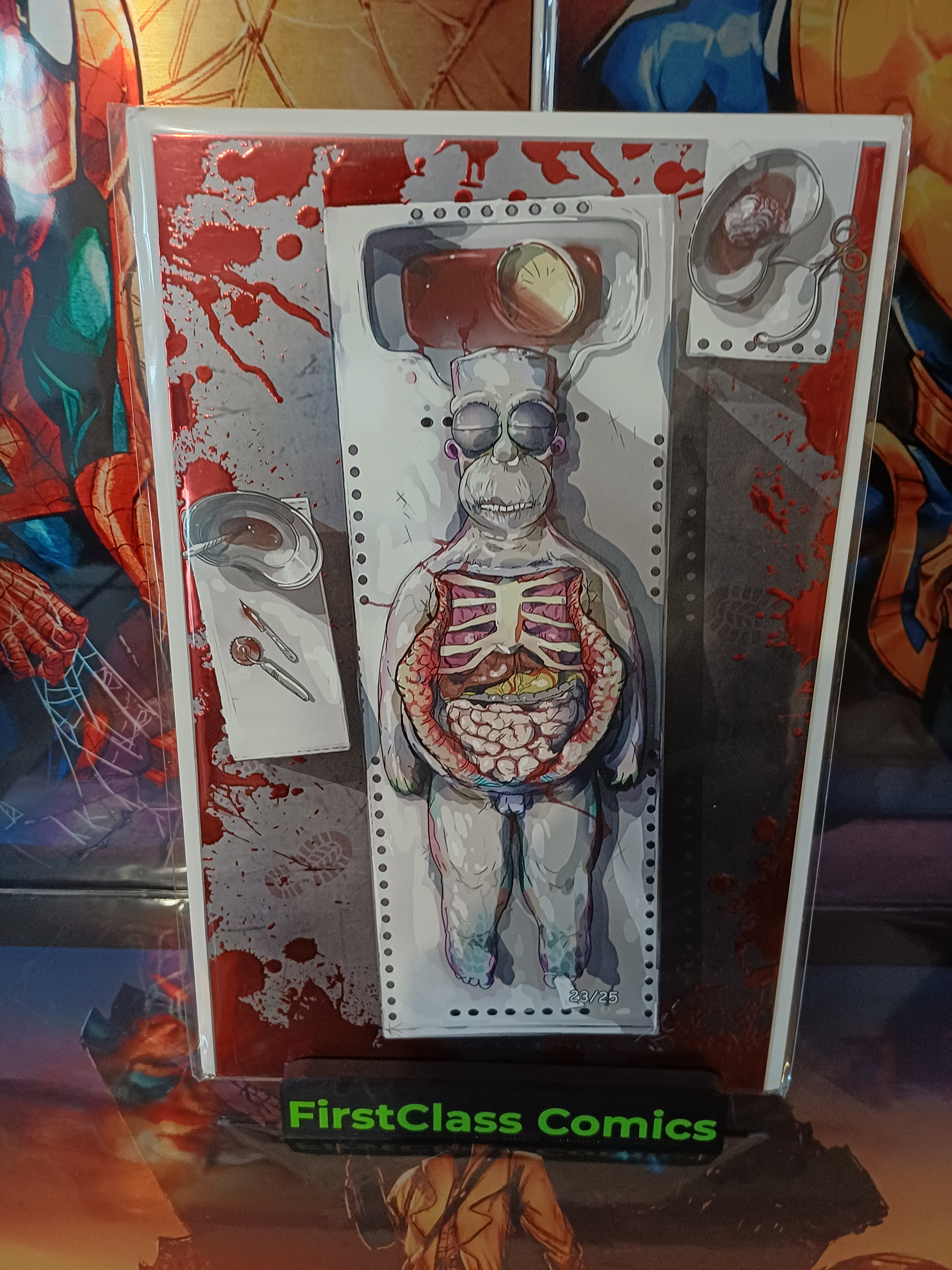 Mindfuct #1 Proof Of Death Spot Foil Homer Simpson MJ Hiben 23/25