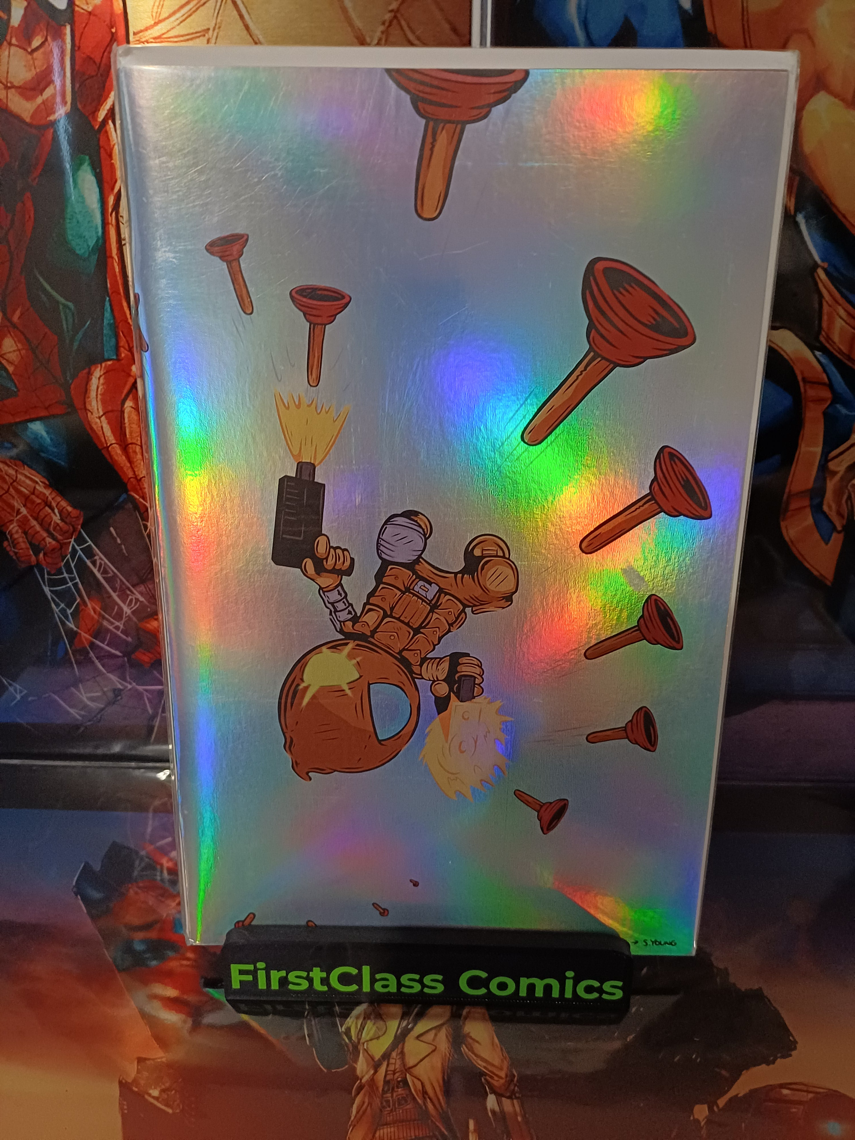 The Adventures of Wyatt & Pouches #1 "Plunged" Ltd 10/25 Foil Virgin