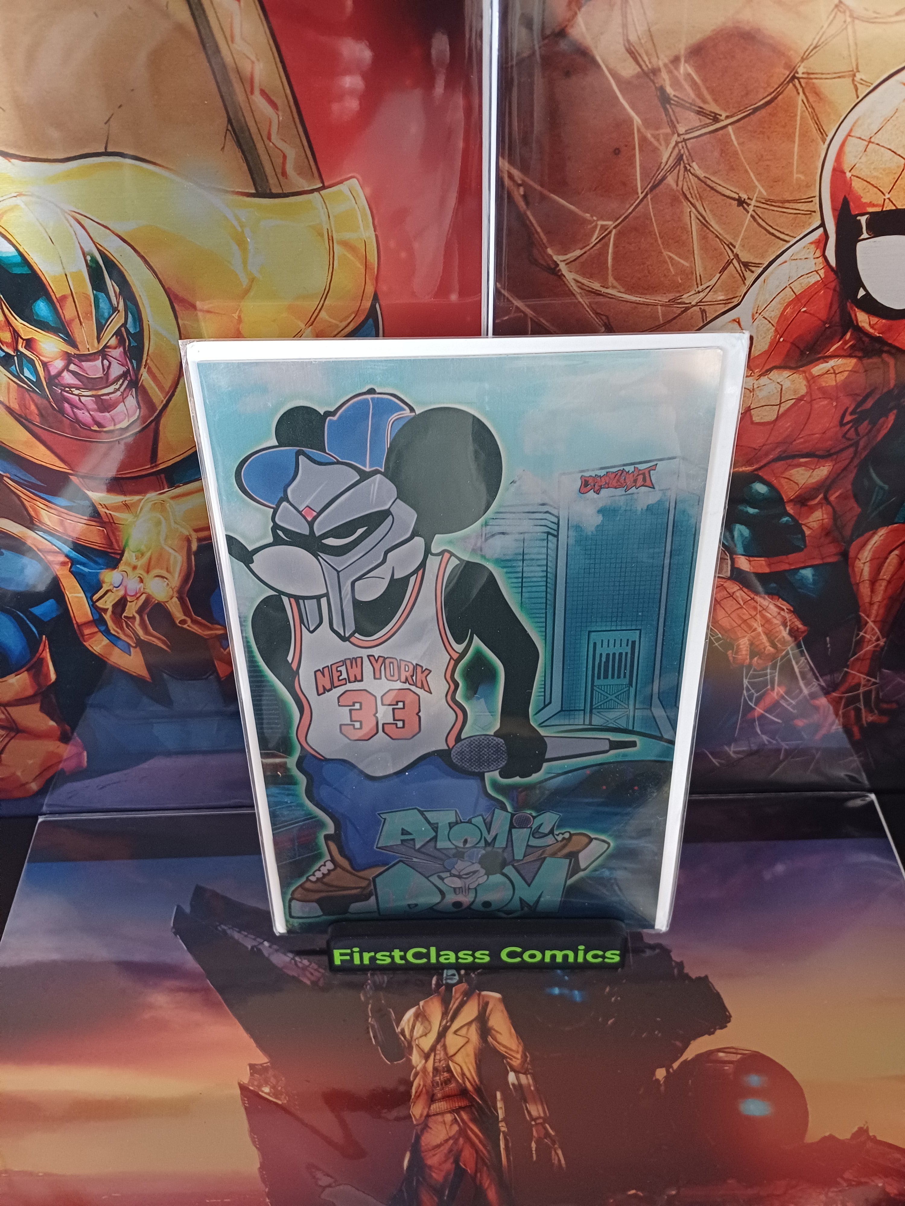 ATOMIC MOUSE #1 ATOMIC DOOM MEGACON EXCLUSIVE CRUMZ METAL
