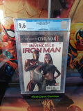 Invincible Iron Man #7A Deodato CGC 9.6 2016 1st cameo Riri Williams