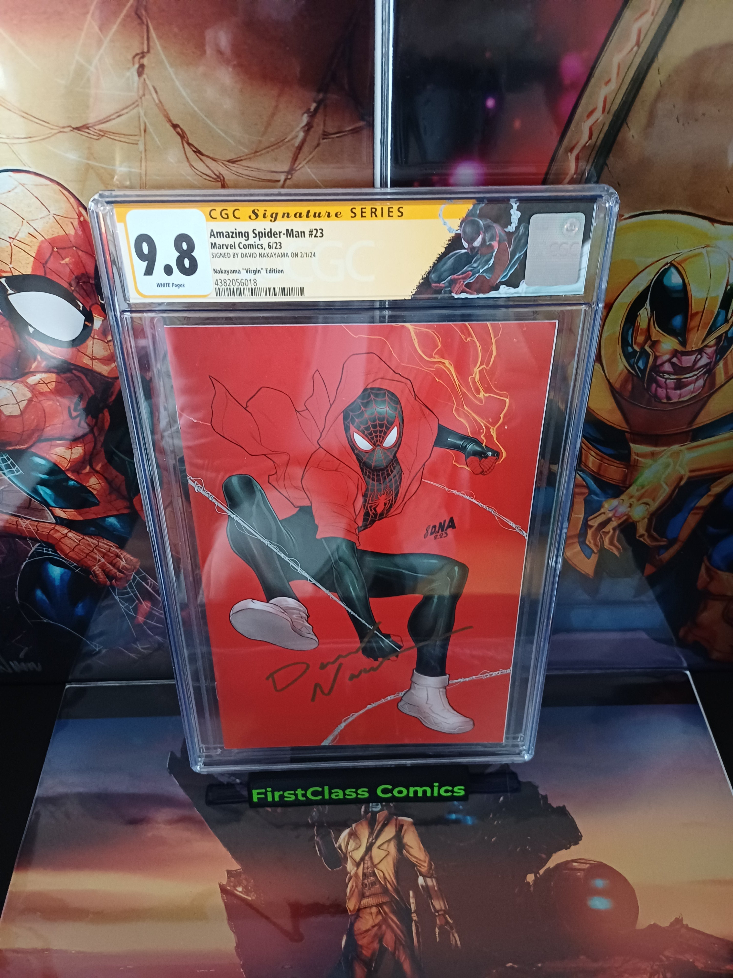 Amazing Spider-Man (2023) # 23 (CGC 9.8 SS) Signed David Nakayama Custom