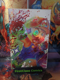 Secret Drop Megacon Miyamoto Super Star Mario LTD 150 Kirkham Embossed Foil