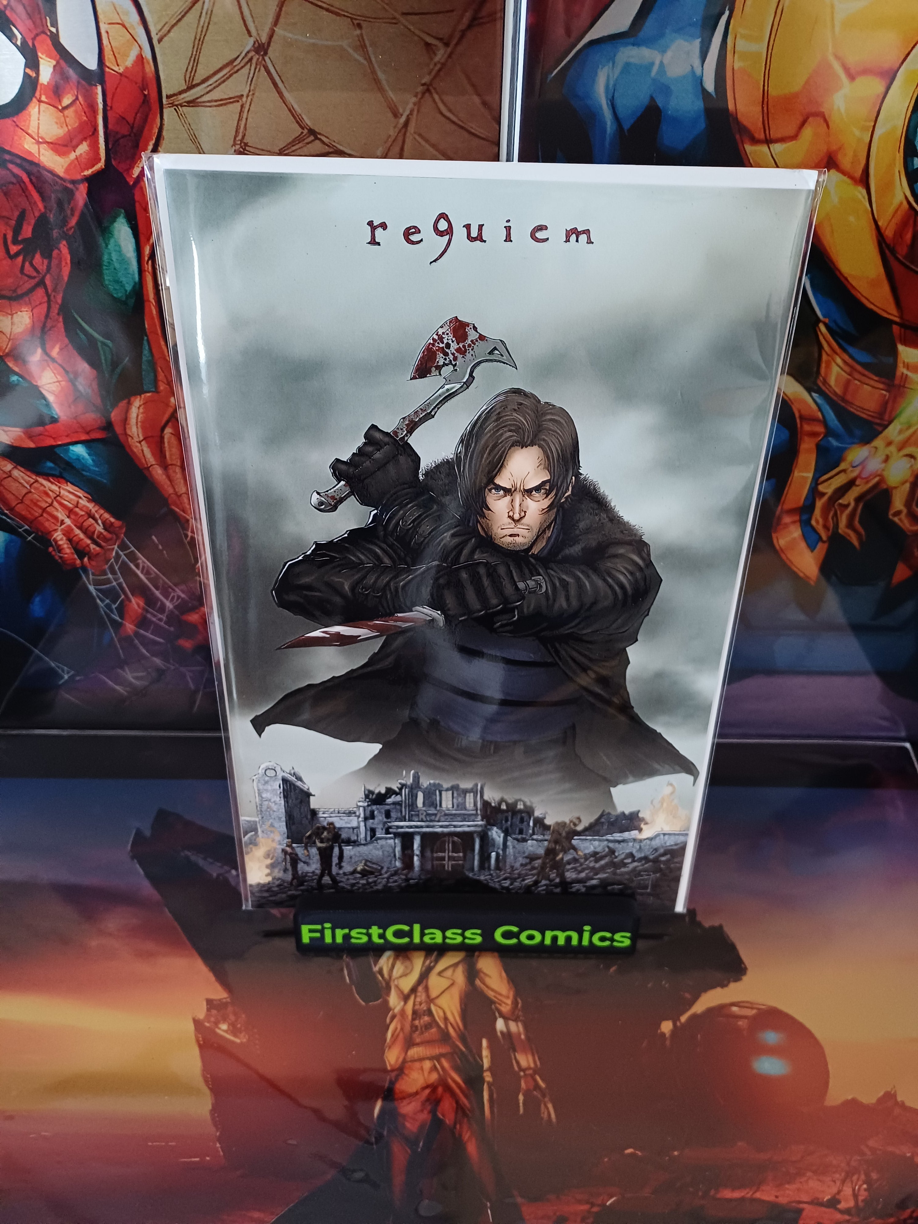 Resident Evil Requiem C2E2 Embossed Foil Jonathan Uribe Exclusive 5/80