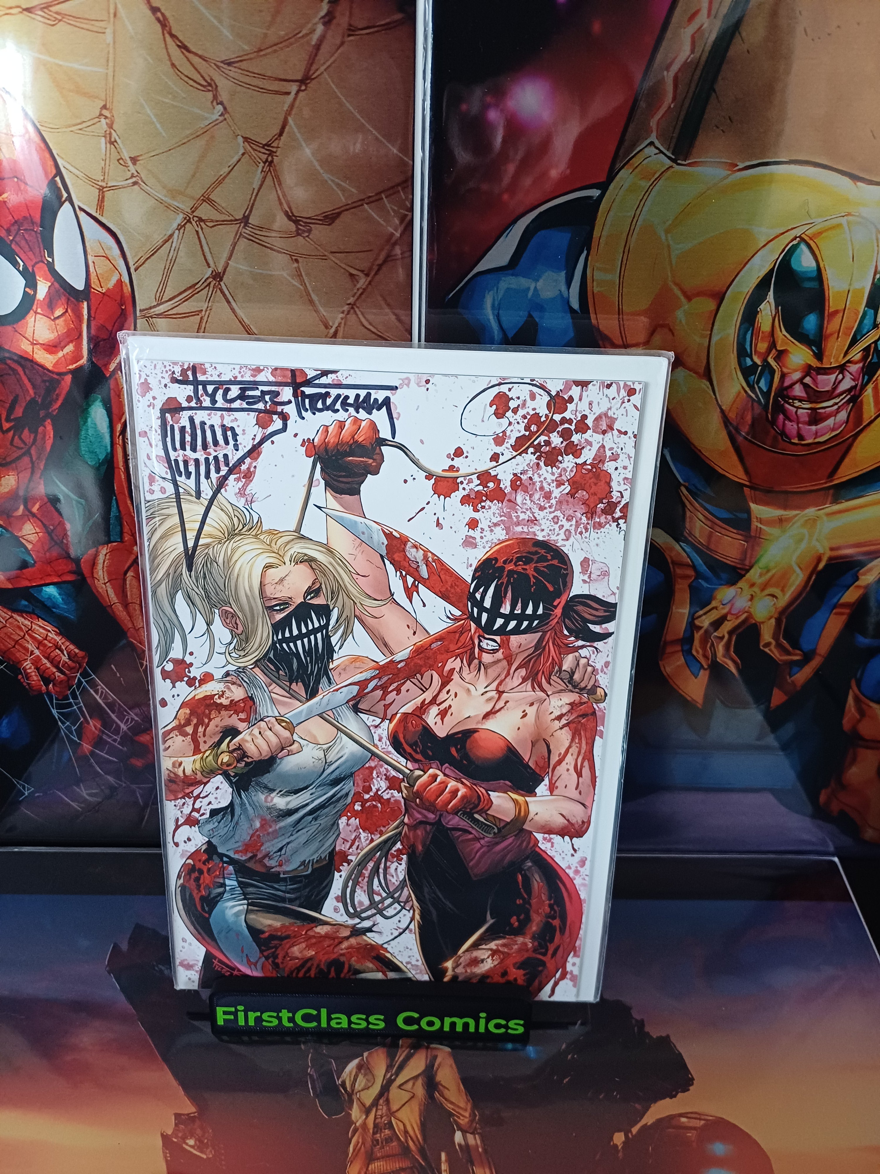 SIKTC #30 Battle Damage Virgin Variant Signed & Remarked Tyler Kirkham With COA