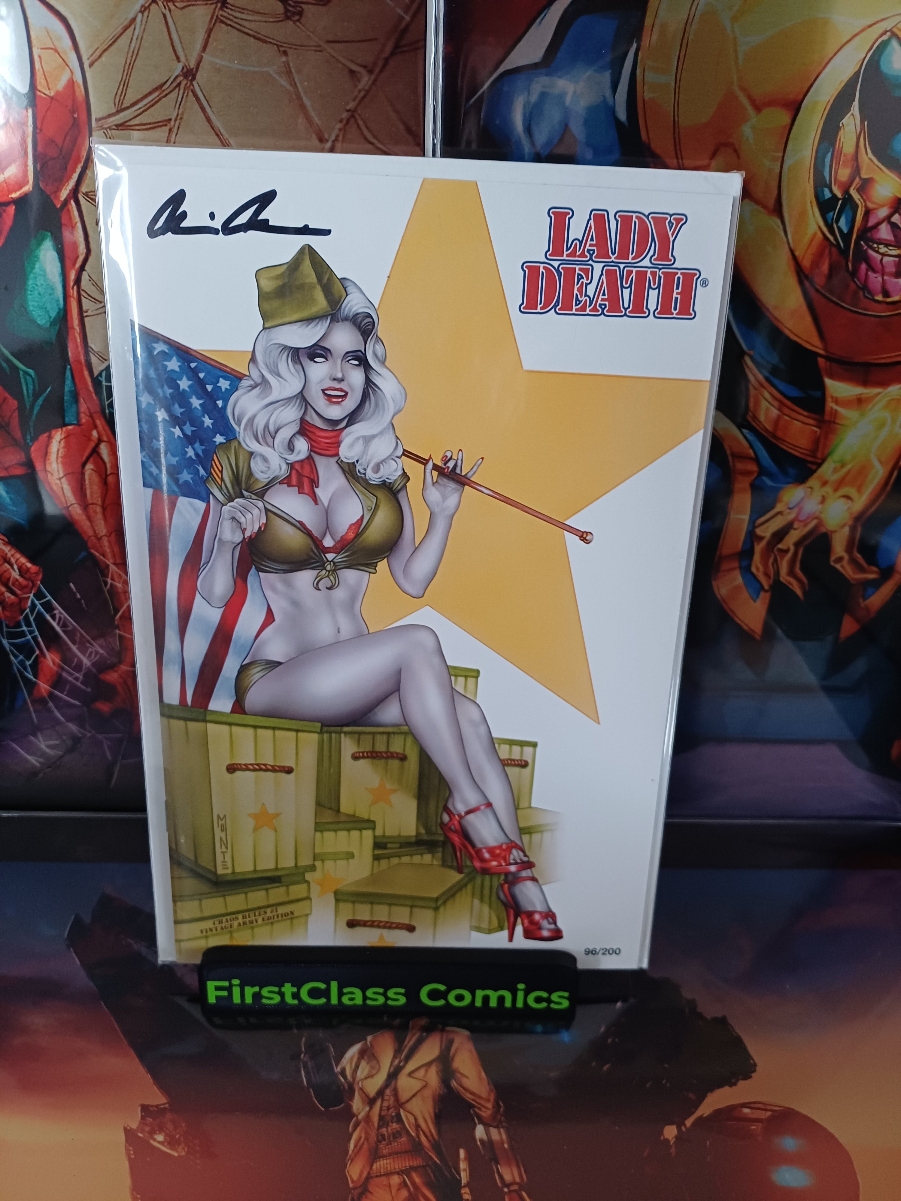 Lady Death: Chaos Rules #1 Signed By Brian Pulido with COA 96/200