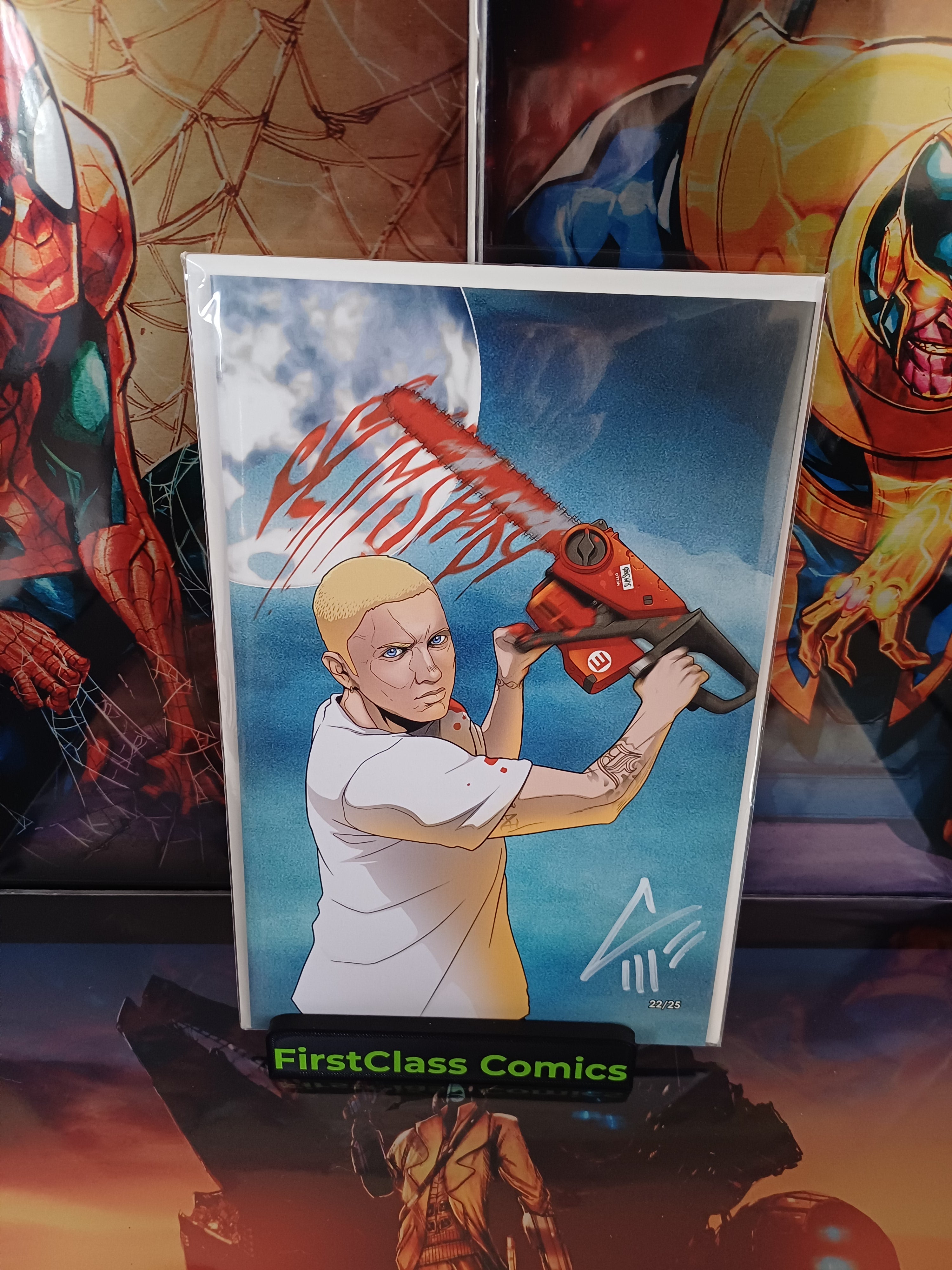 Orbit: Eminem #1 Slim Shady SDCC Virgin Variant Signed By Javan Jordan 22/25