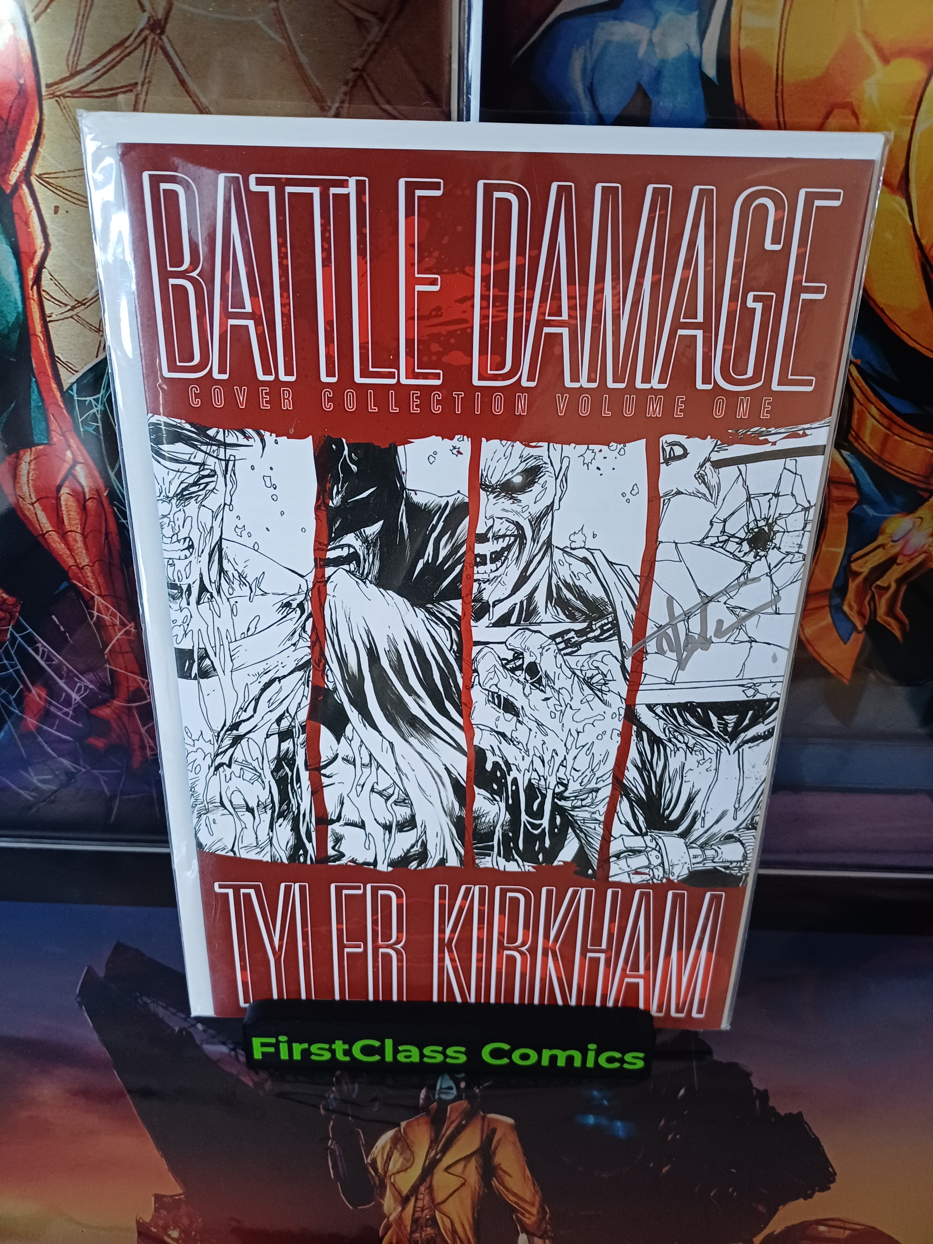Battle Damage Signed by Tyler Kirkham with COA