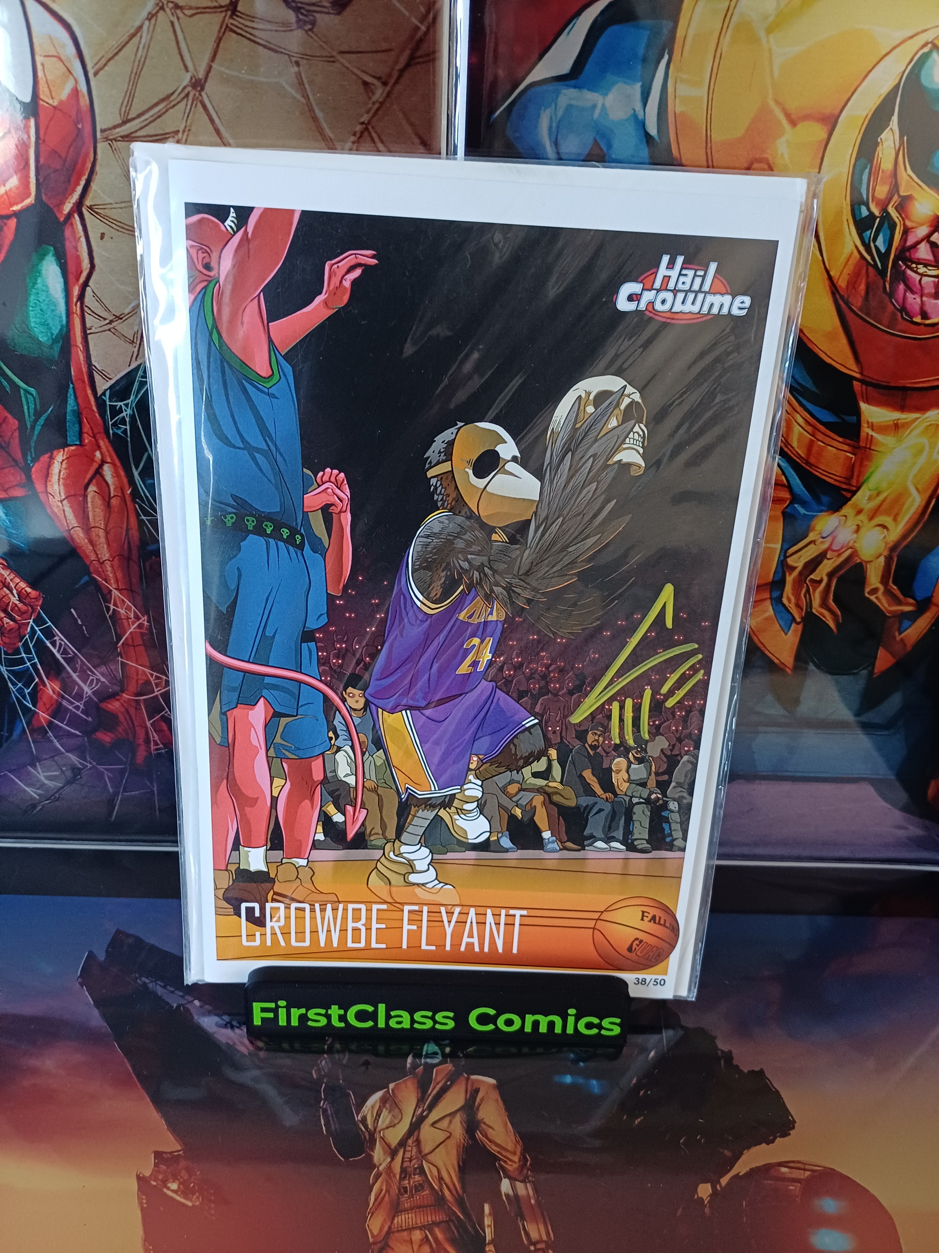 Hail crowme #1 Crowbe Flyant 38/50 Signed By Javan Jordan