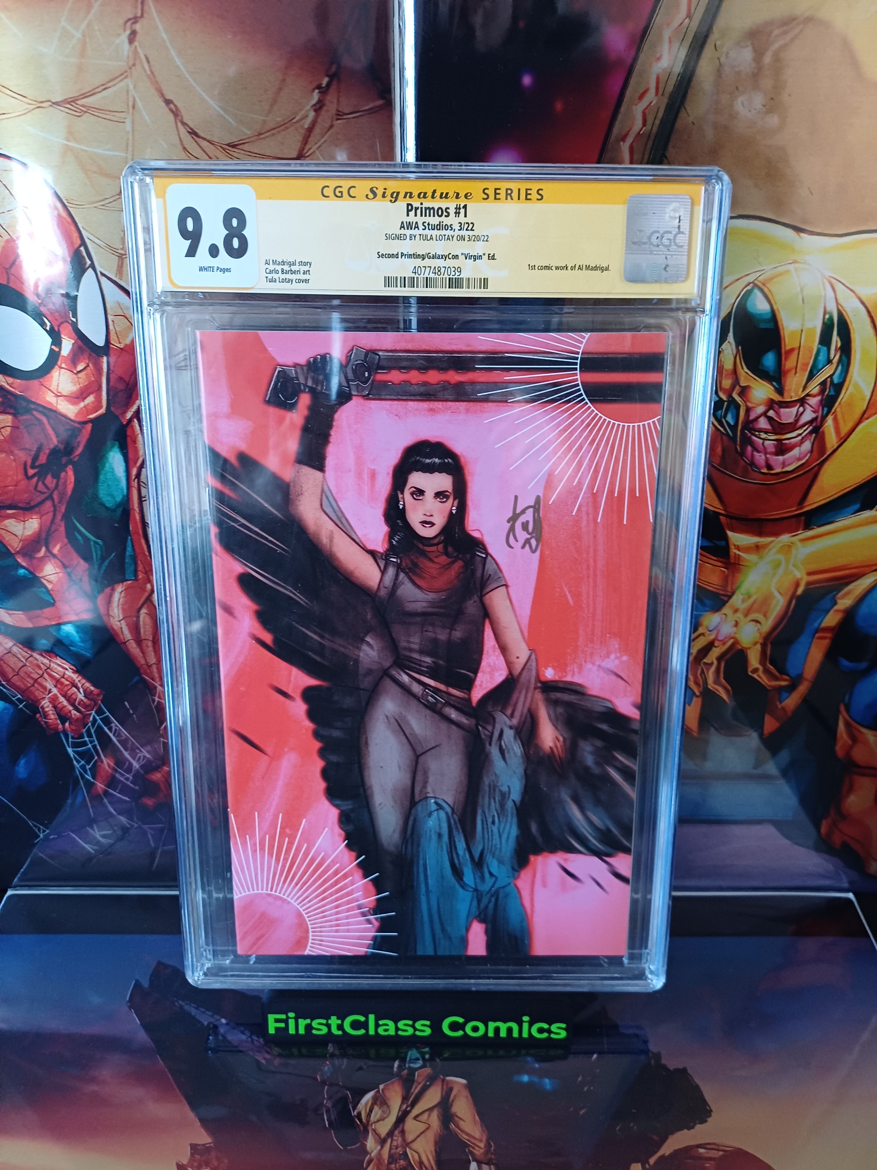 PRIMOS #1 Galaxy Con Exclusive Virgin Variant Signed by Tula Lotay