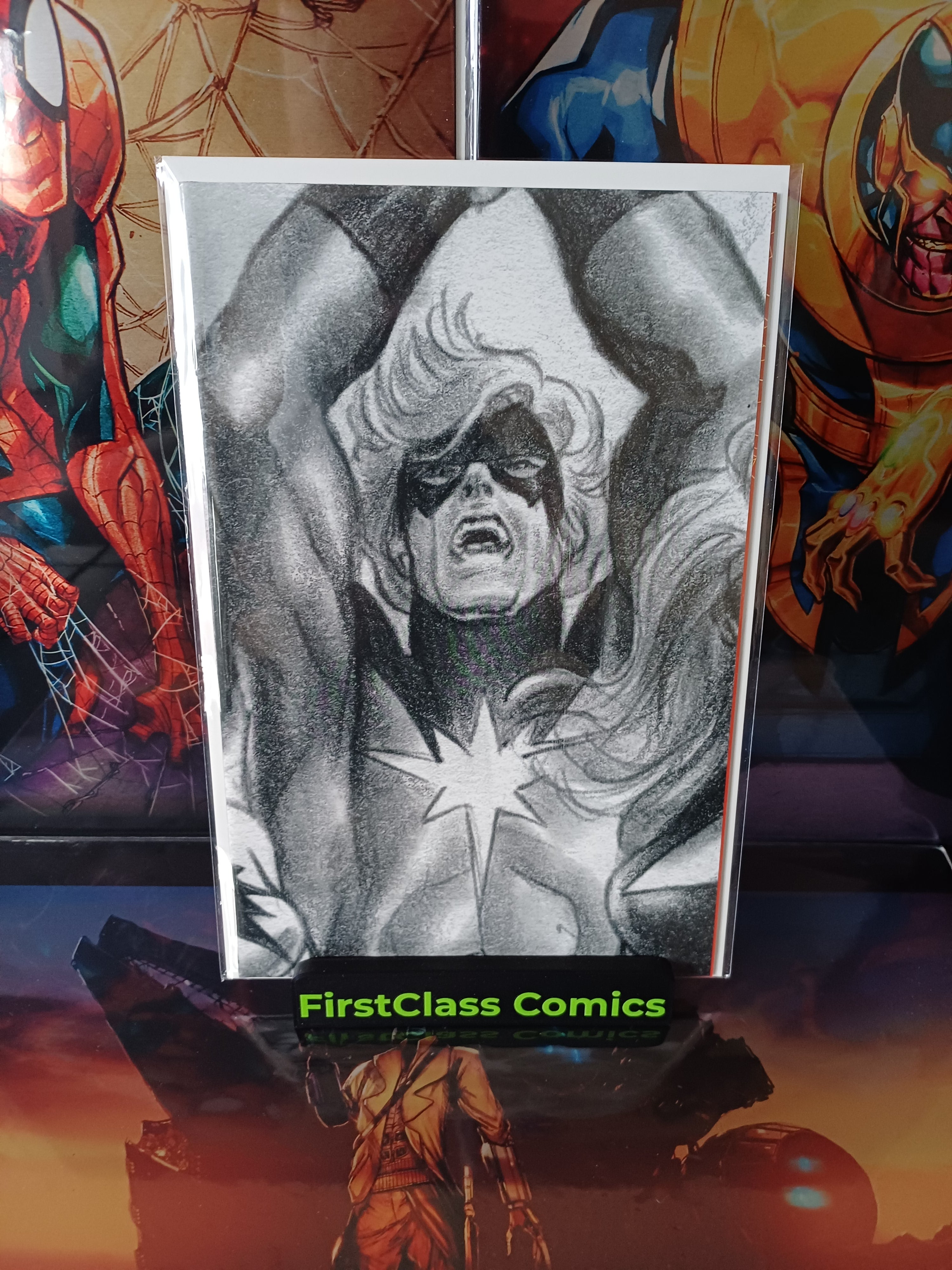 AMAZING SPIDER-MAN #4 ALEX ROSS TIMLESS SKETCH VIRGIN VARIANT 1:100