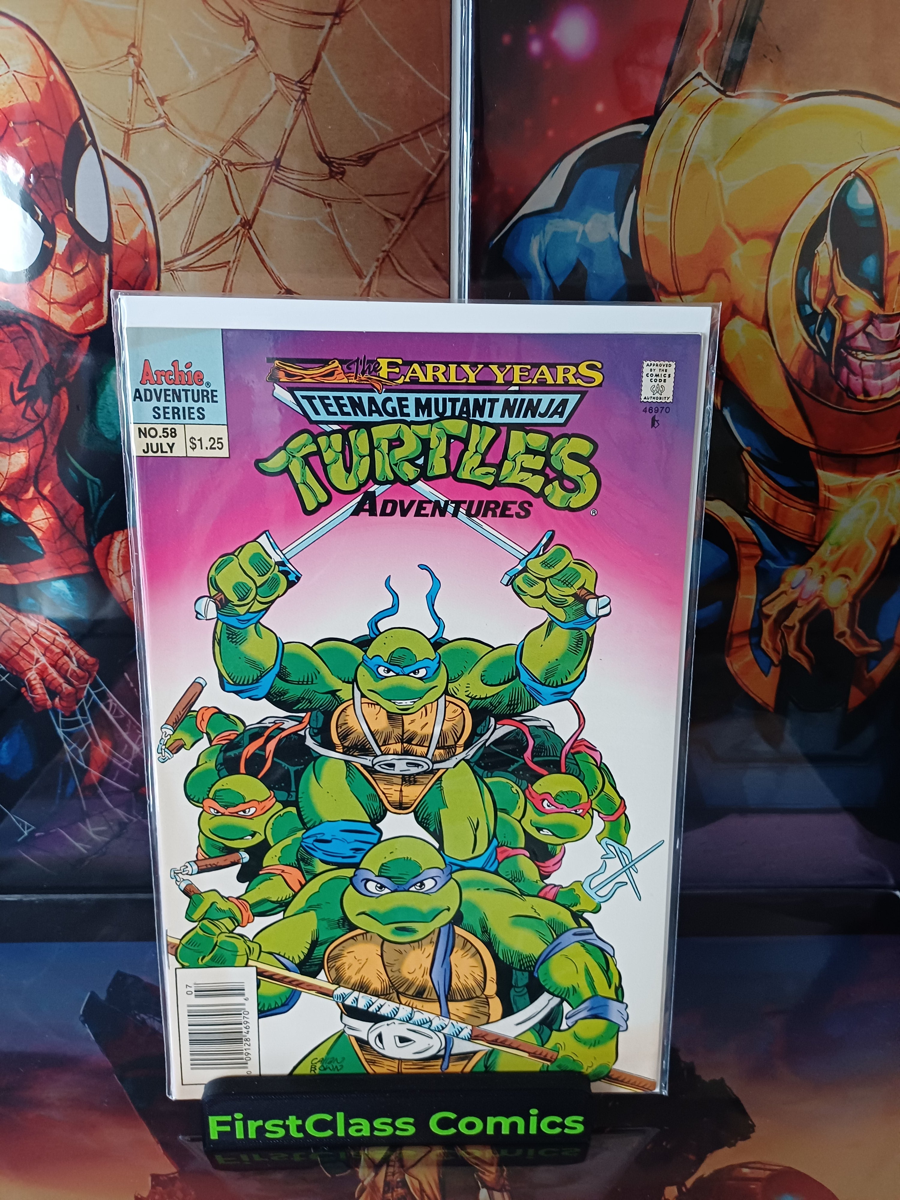 Teenage Mutant Ninja Turtles Adventures #58 News Stand Variant