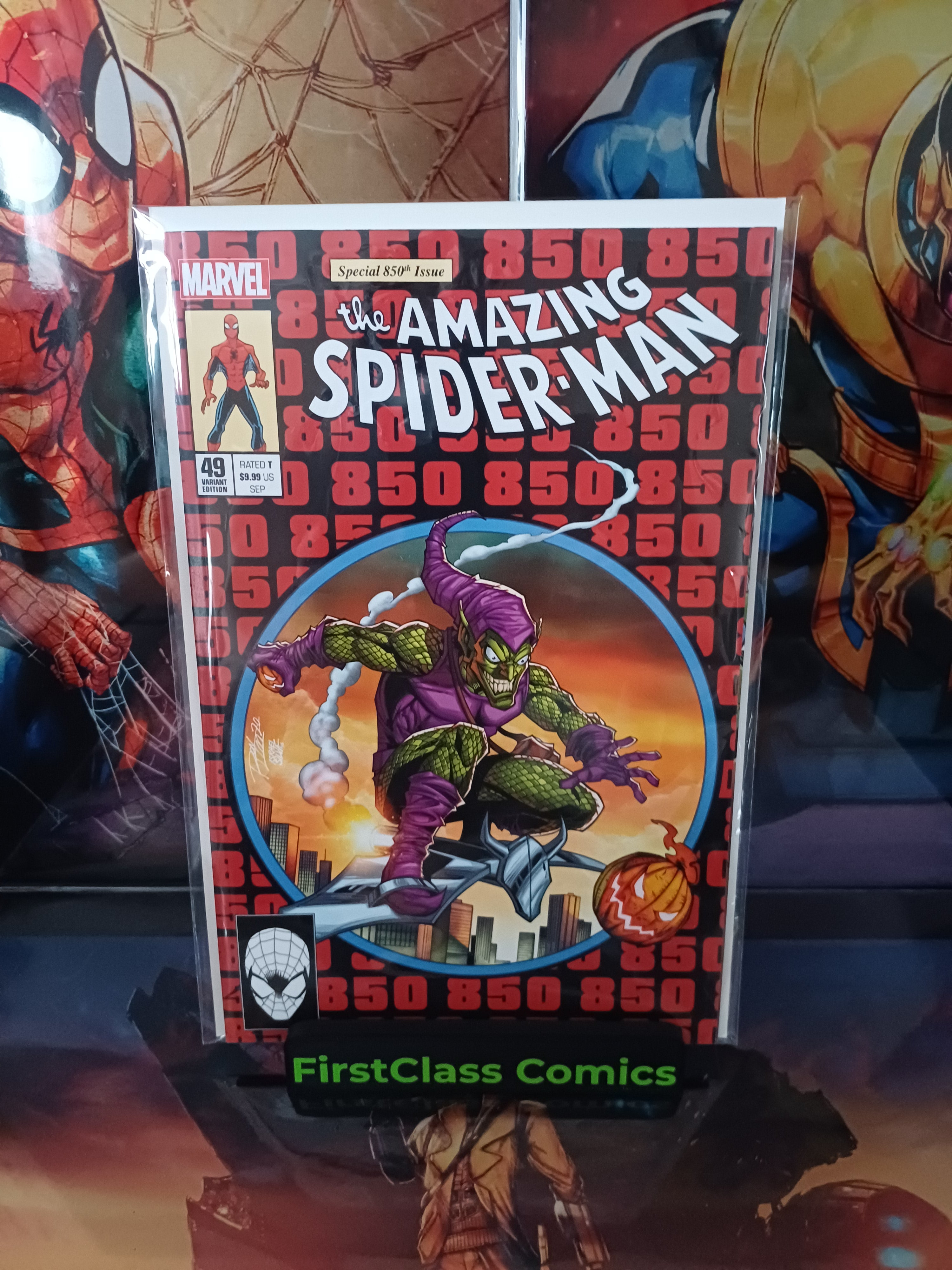 THE AMAZING SPIDER-MAN #49 COMICXPOSURE EXCLUSIVE RON LIM HOMAGE