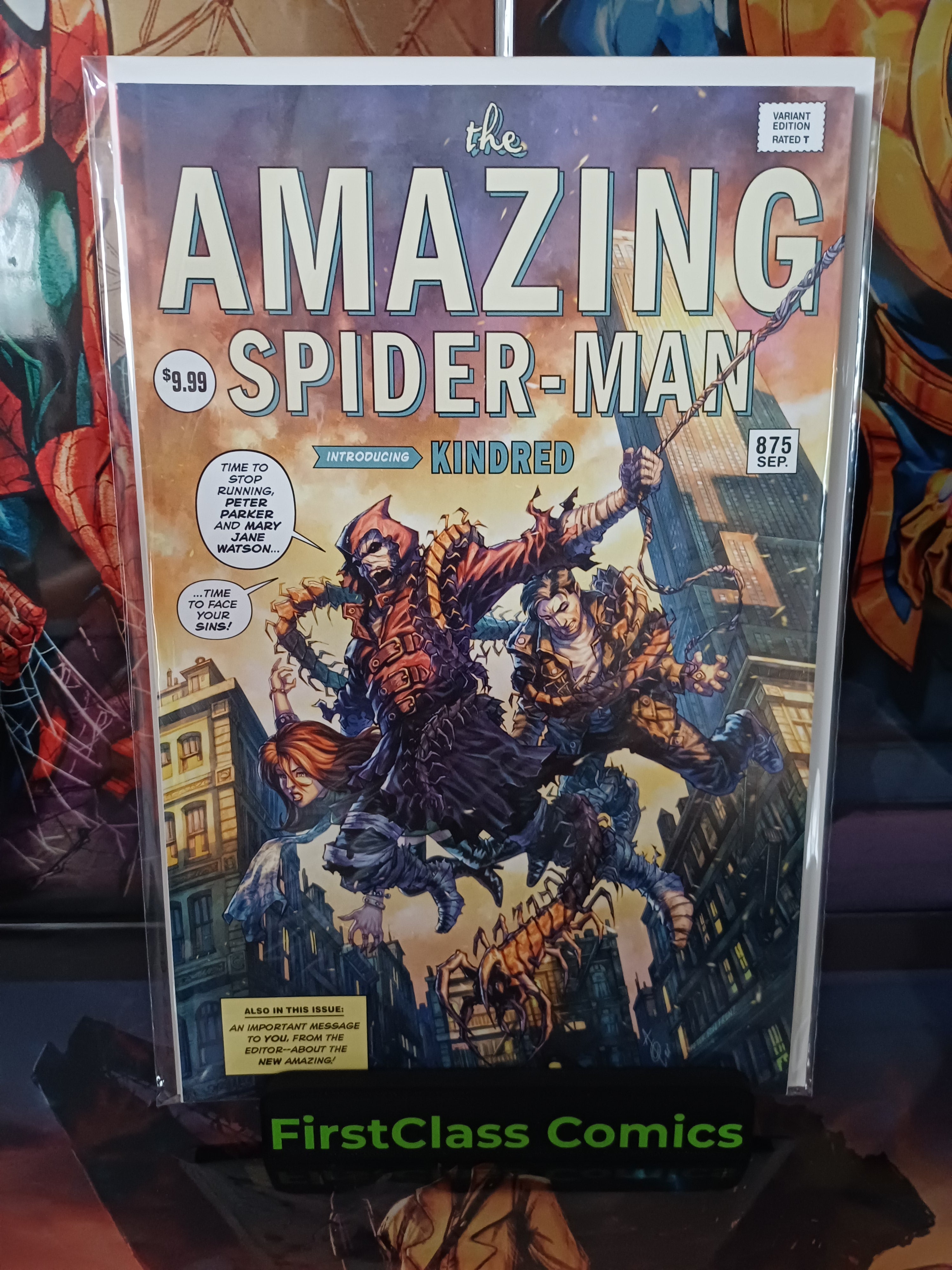The Amazing Spider-Man #74 Lgcy #875 Alan Quah Virgin Variant 1st Kindred